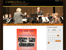 Tablet Screenshot of capriccio.nl